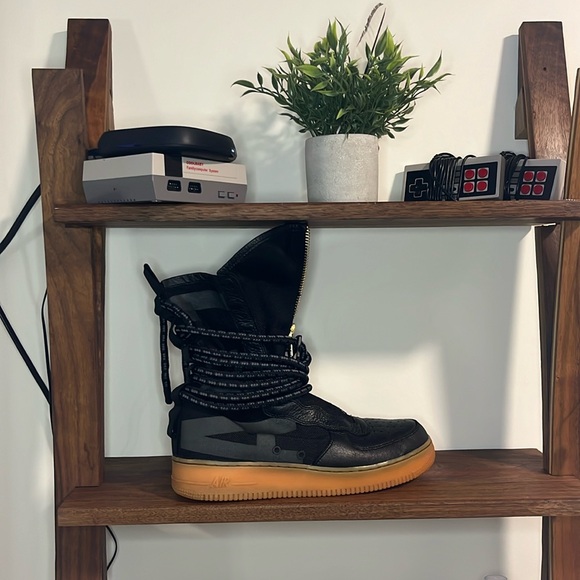Nike SF Airforce 1 High black Gum - Picture 1 of 9